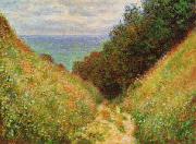 Claude Monet Road at la Cavee, Pourville oil painting picture wholesale